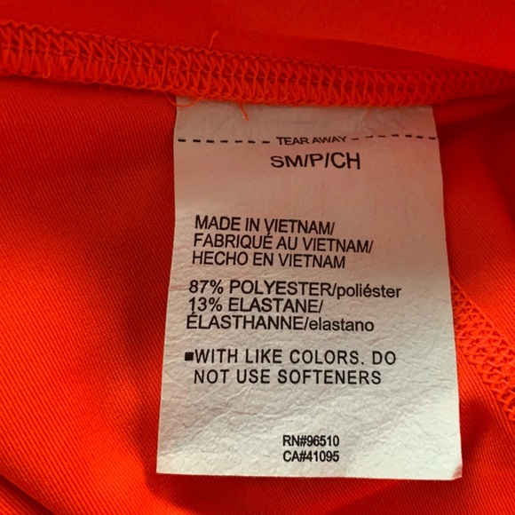 Under Armour Orange Capri Leggings - Picture 5 of 6